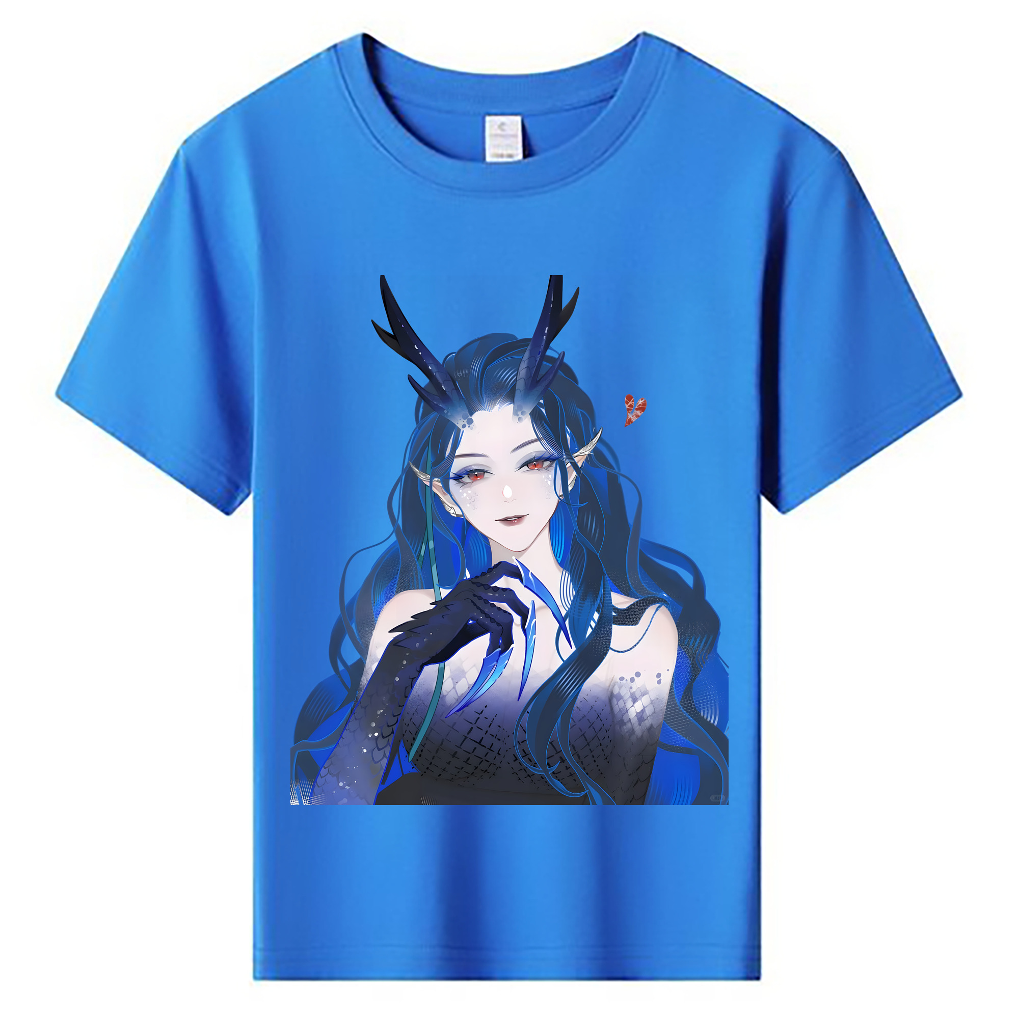 （画像用） Ne Zha 2 ナタ 魔童の大暴れ 綿100％キッズTシャツ（フロントプリント）
